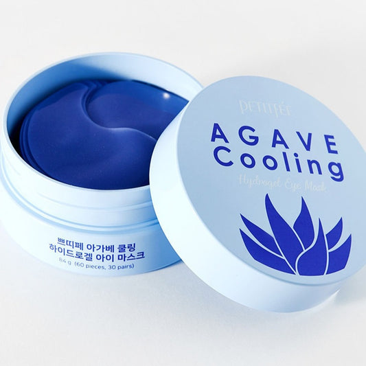 Гидрогелевые охлаждающие патчи для глаз с экстрактом агавы PETITFEE Agave Cooling Hydrogel Eye Mask 60шт