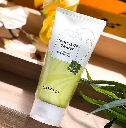 The Saem Healing Tea Garden Green Tea Cleansing Foam - 120 ml